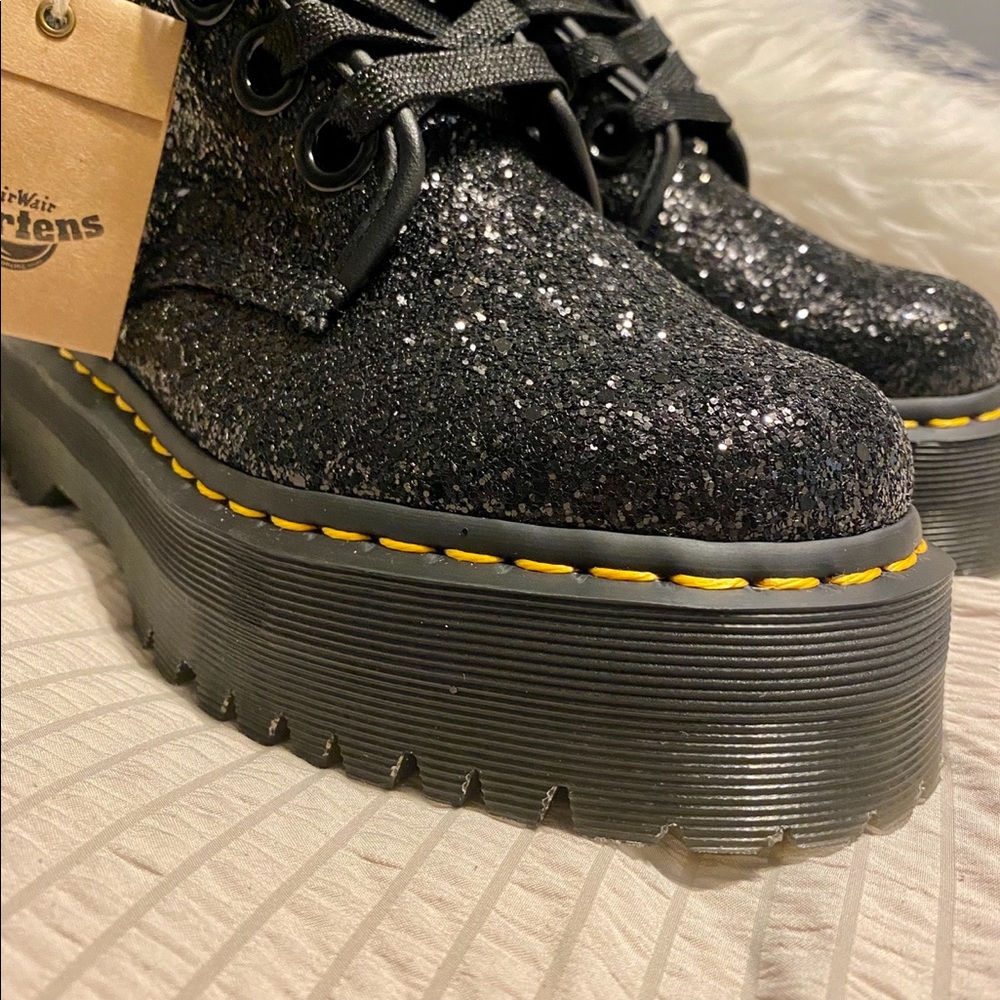 Dr Martens Molly Glitter Platform Boot